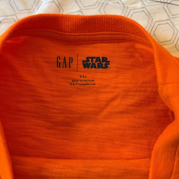 NWT Star Wars for Gap Boys Orange | Millennium Falcon Long Sleeve Size XXL 14/16 - Picture 4 of 5